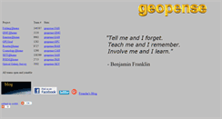 Desktop Screenshot of geopense.net